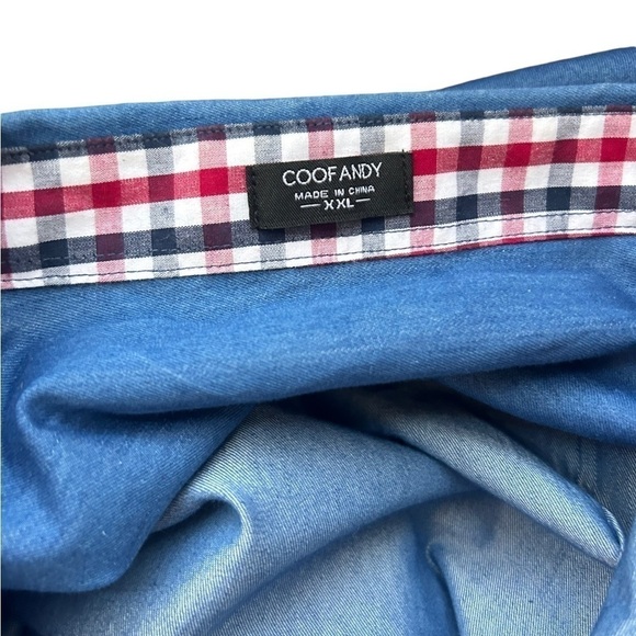 Coofandy Casual Button Down Long Sleeve Shirt • Used • Size: XXL - Picture 5 of 8